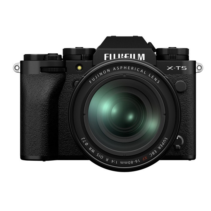Fujifilm X-T5 Body, Black with XF16-80mmF4 R OIS WR Lens Kit - 16782636