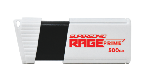 Patriot Supersonic Rage Prime USB 3.2 Gen 2 Flash Drives - 500GB - PEF500GRPMW32U