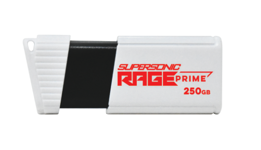 Patriot Supersonic Rage Prime USB 3.2 Gen 2 Flash Drives - 250GB - PEF250GRPMW32U