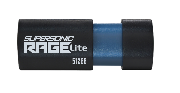 Patriot Supersonic Rage Lite USB 3.2 Gen 1 Flash Drives - 512GB - PEF512GRLB32U