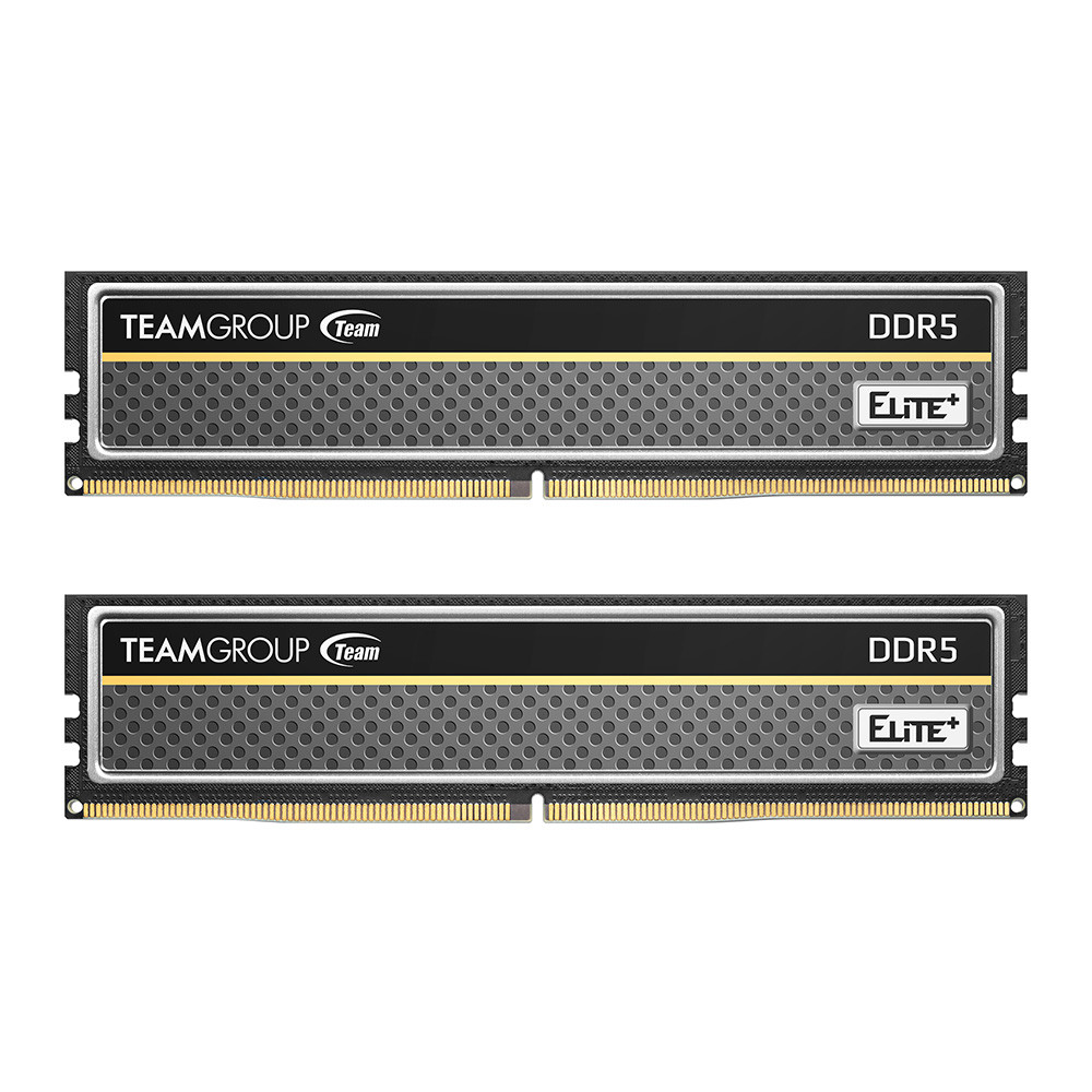 Teamgroup ELITE PLUS DDR5 DESKTOP 64GB(2x32GB)6400MHZ CL52 MEMORY BLACK - TPBD564G6400HC52DC01