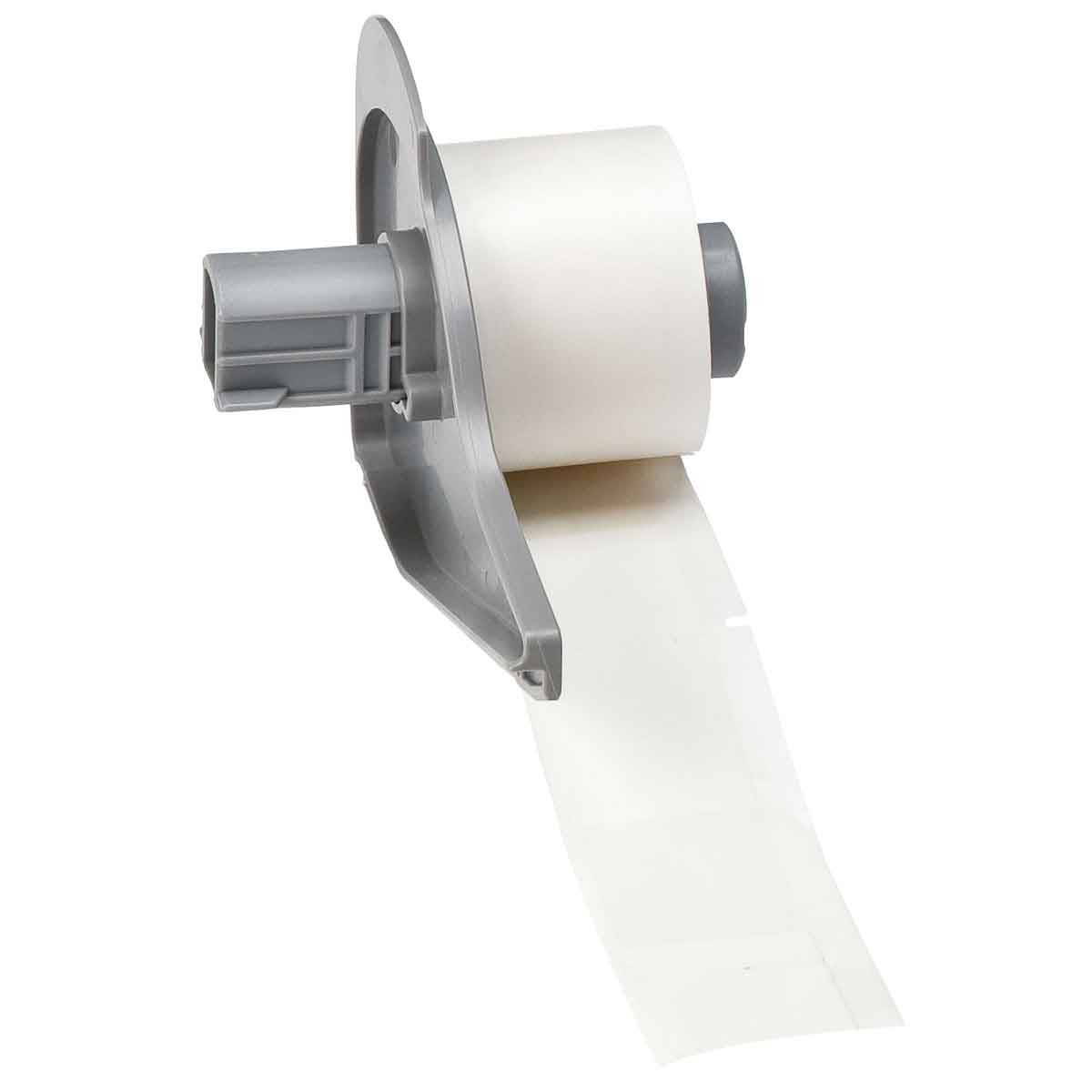 Brady Self-Laminating Vinyl Wrap Around Labels for BMP71 - 3.375" x 1", White / Clear - M71-64-427