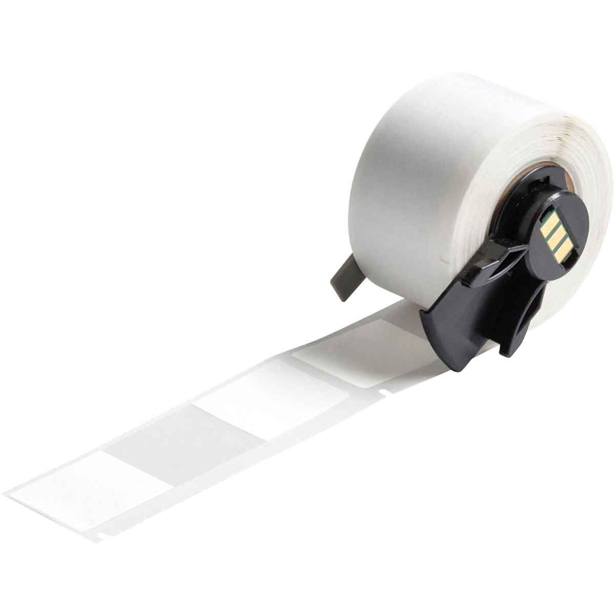 Brady Self-Laminating Vinyl Wrap Around Labels for BMP61 BMP71 M611 - 3.375"x 1", White / Clear - PTL-64-427