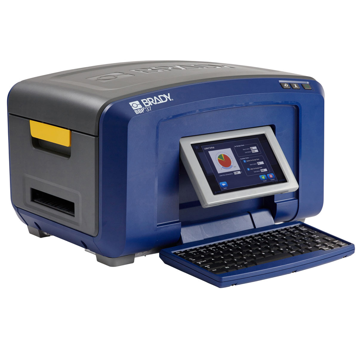 Brady BBP37 Color and Cut Sign and Label Printer with Workstation Safety and Facility ID Software - BBP37-BWSSFID