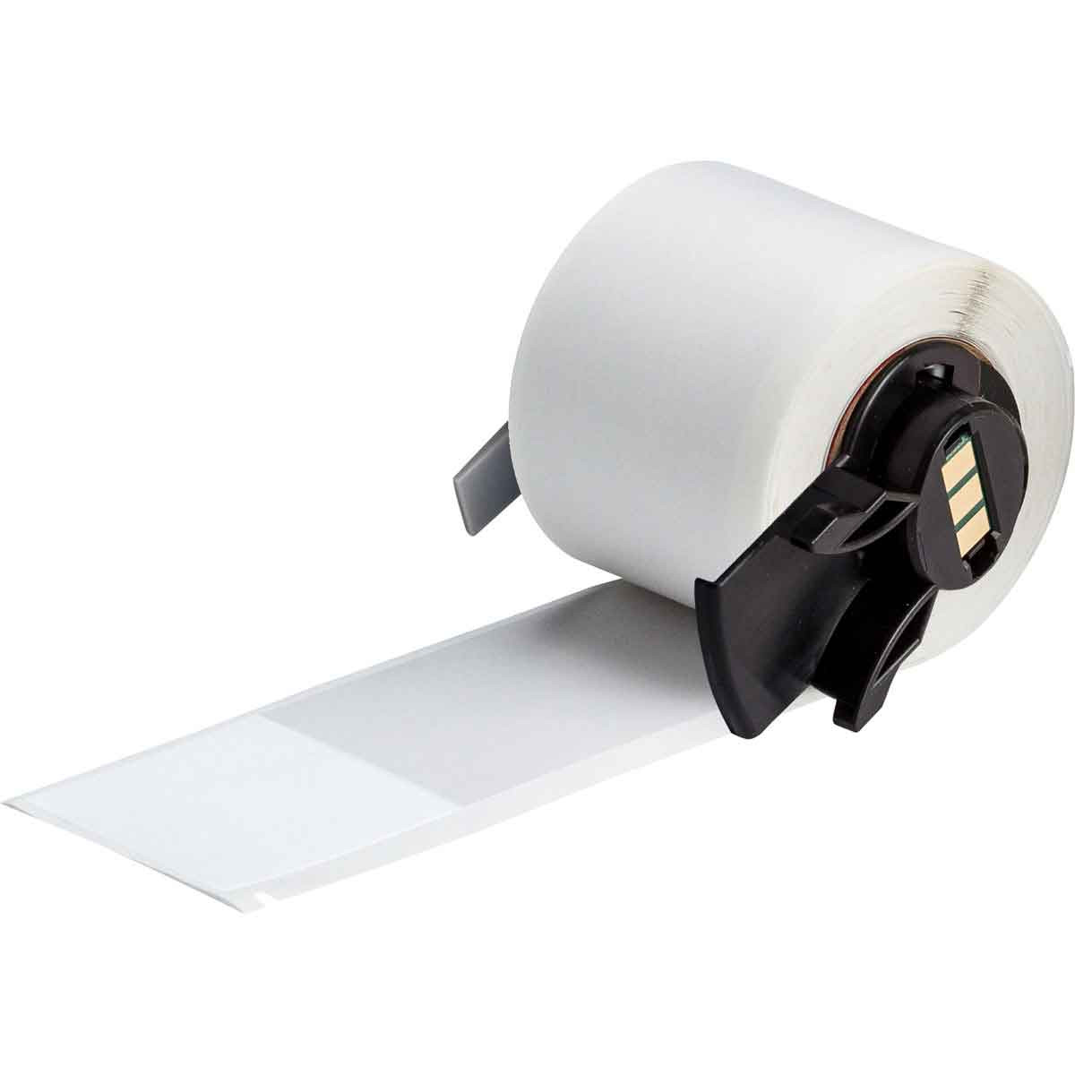 Brady Self-Laminating Vinyl Wrap Around Labels for BMP61 BMP71 M611 - 6"x 1.5", White / Clear - PTL-33-427
