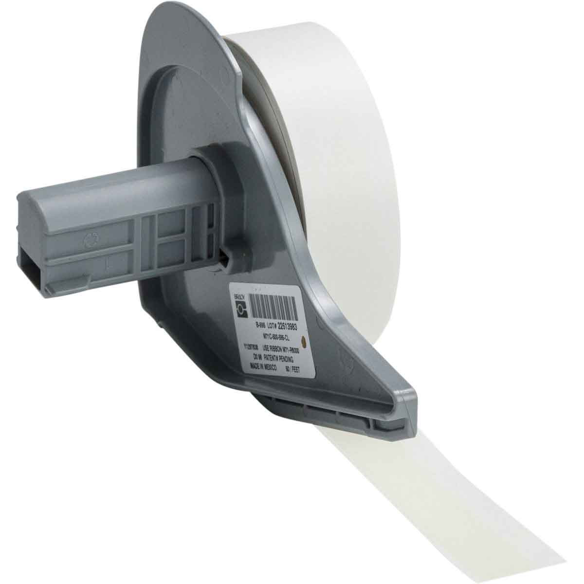 Brady Weather Permanent Adhesive Vinyl Label Tape for BMP71 - 0.5", Clear. - M71C-500-595-CL