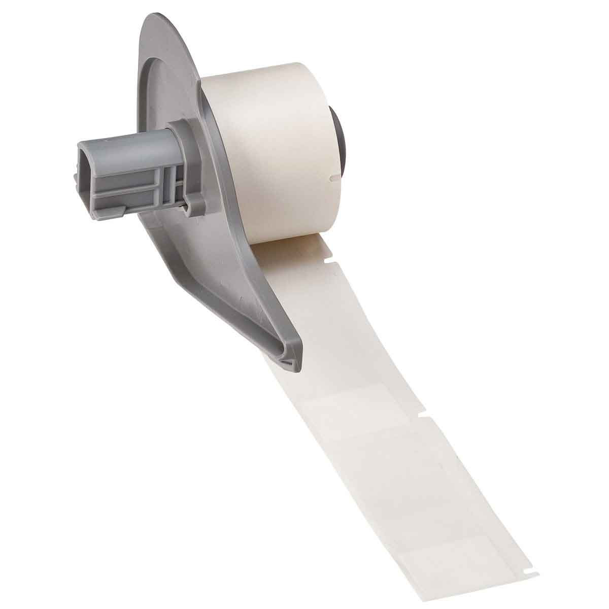 Brady Self-Laminating Vinyl Wrap Around Labels for BMP71 - 2.5" x 1", White / Clear - M71-21-427