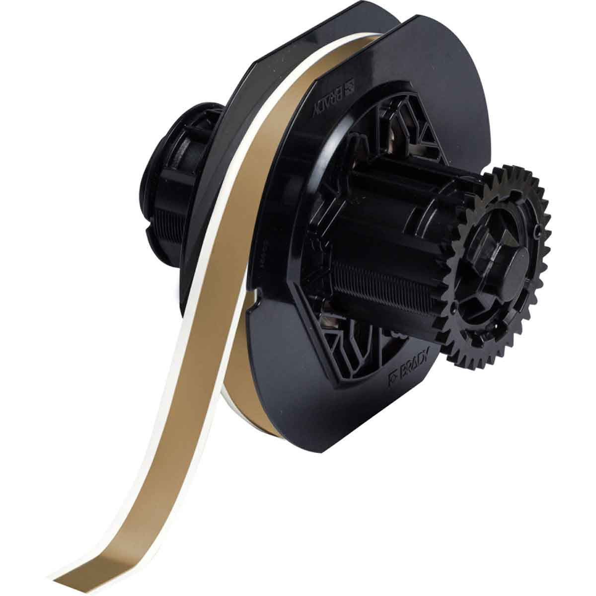 Brady Weather Permanent Adhesive Vinyl Label Tape for B30 Printers - 0.5", Gold - B30C-500-595-GD