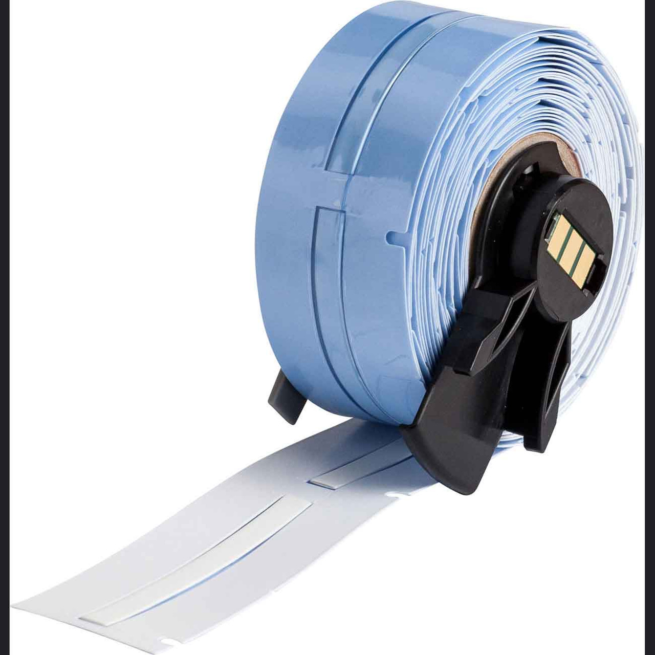 Brady PermaSleeve Heat Shrink Wire and Cable Labels, 3/32" Dia, Rotated on Liner, for BMP61 BMP71 M611 - White - PSPT-094-2-WT-R