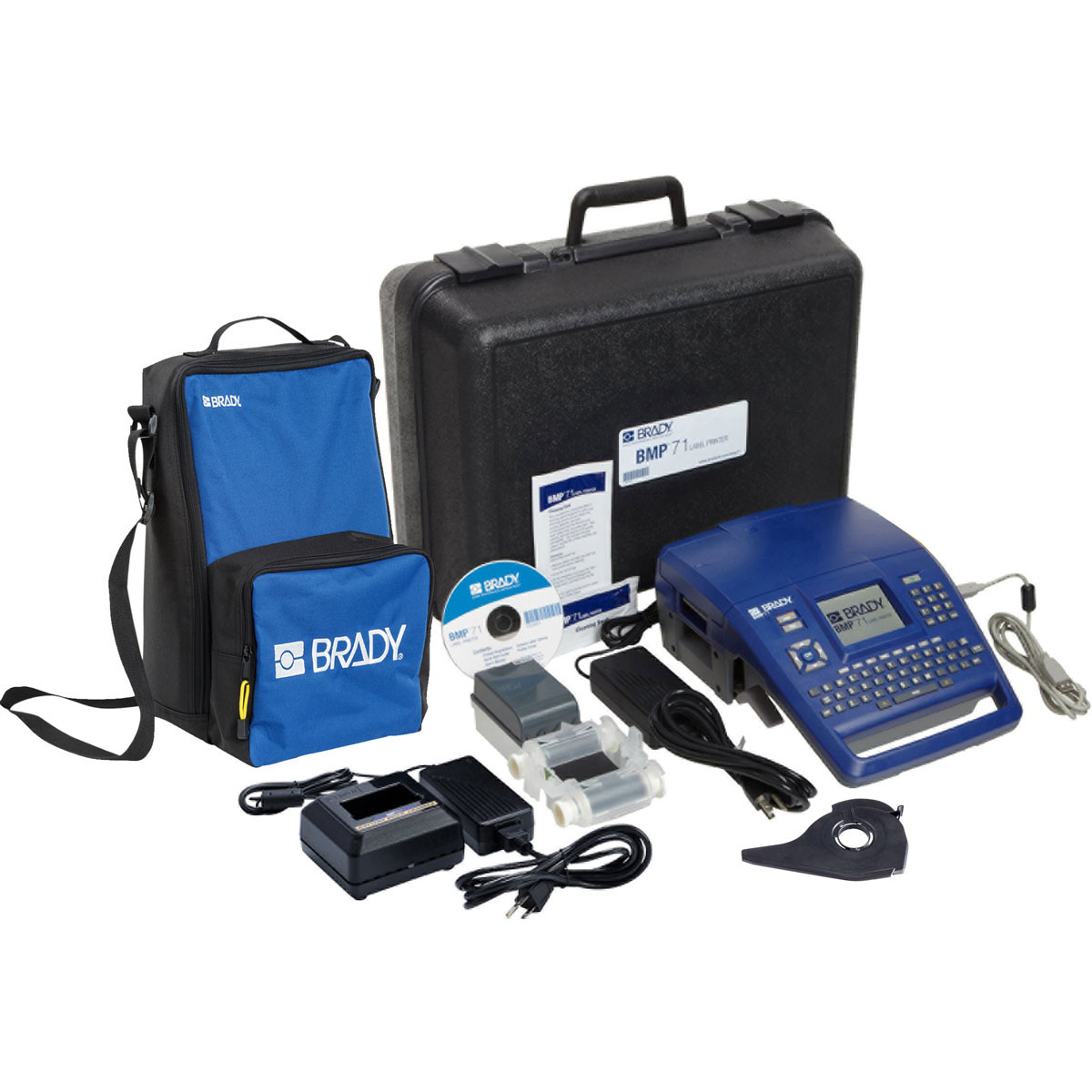 Brady BMP71 Label Printer with Soft Case and Quick Charger. - BMP71-SC-QC