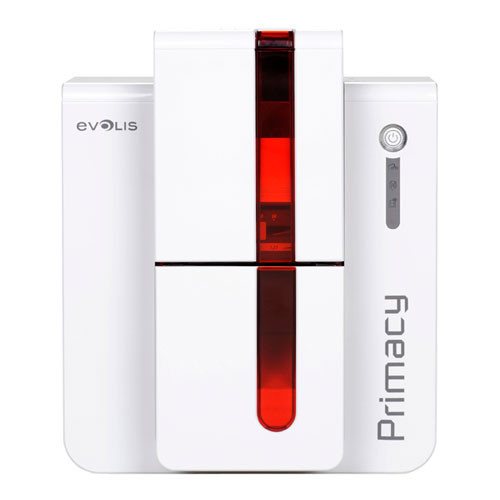 Brady Evolis Primacy Expert Single-Sided ID Card Printer with Magnetic Stripe Encoding (Fire Red) - PM1HB000RS