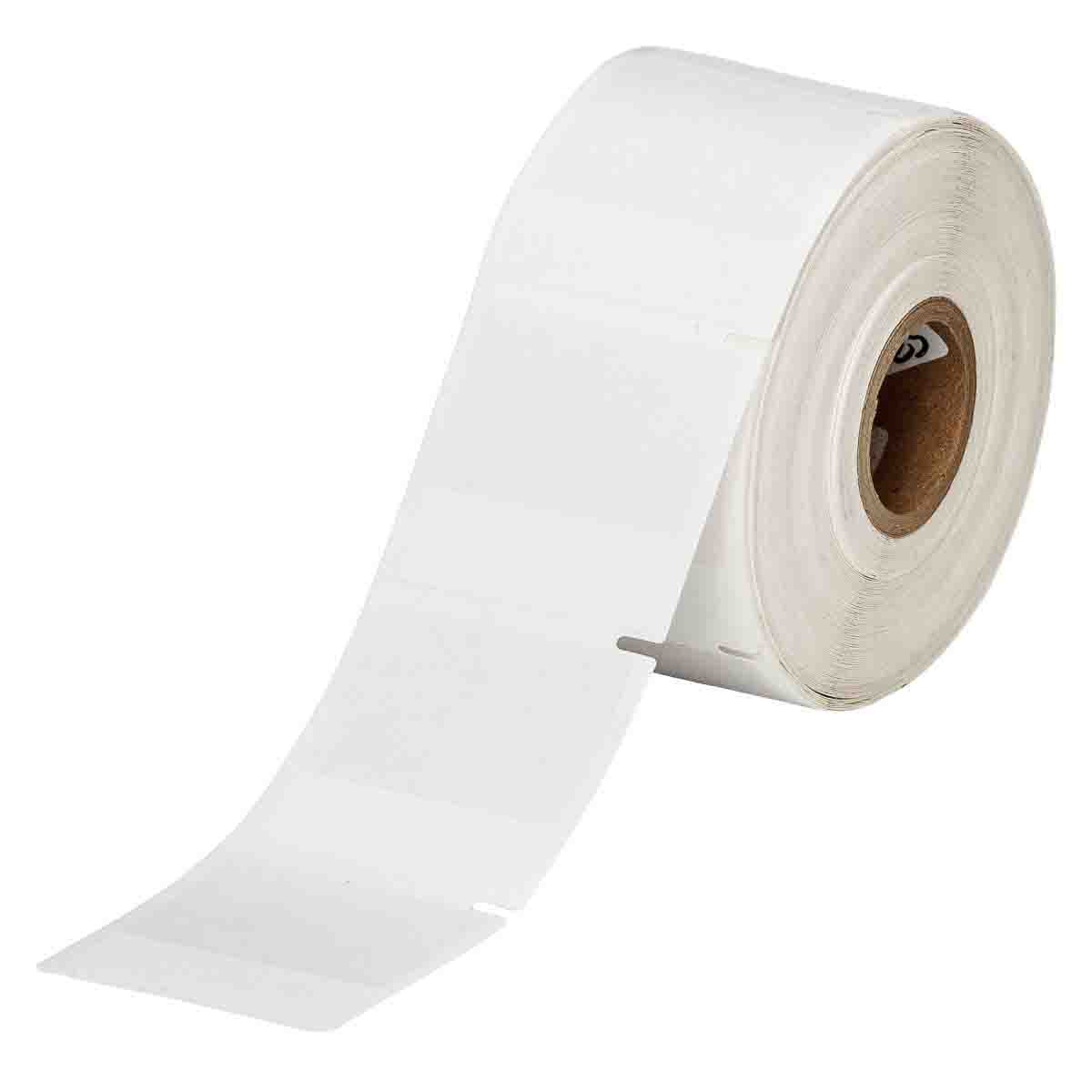 Brady Self-Laminating Vinyl Wrap Around Labels for 1" Small Core Printers - 1.5" x 1.5" - THT-119-427-1-SC