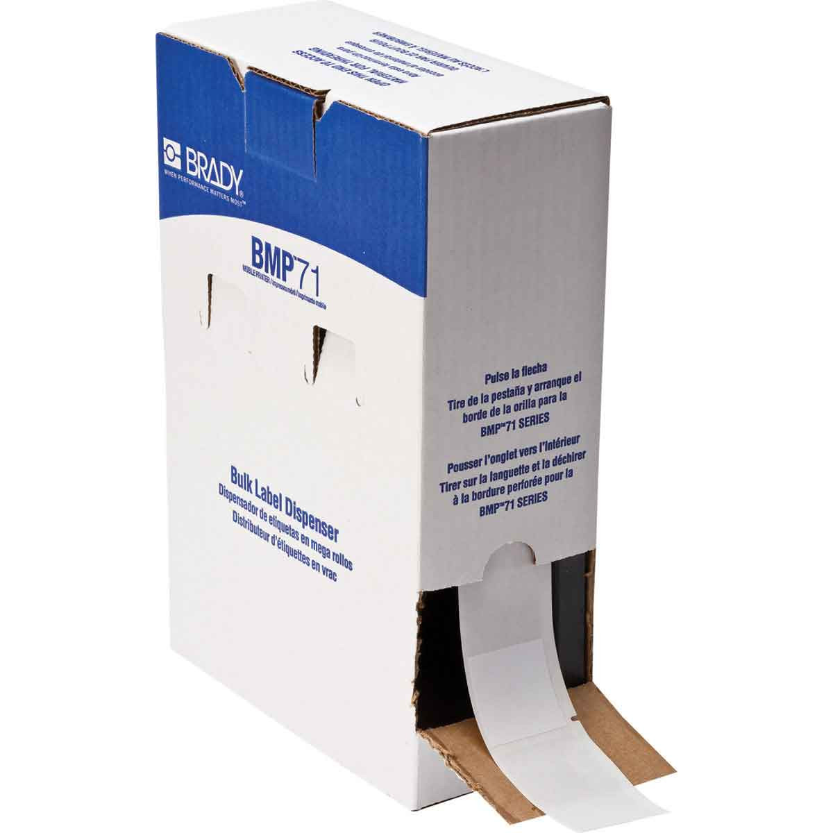 Brady Self-Laminating Vinyl Wrap Around Labels, Bulk, for BMP61 BMP71 M611 - 4" x 1.5" - BM71-109-427