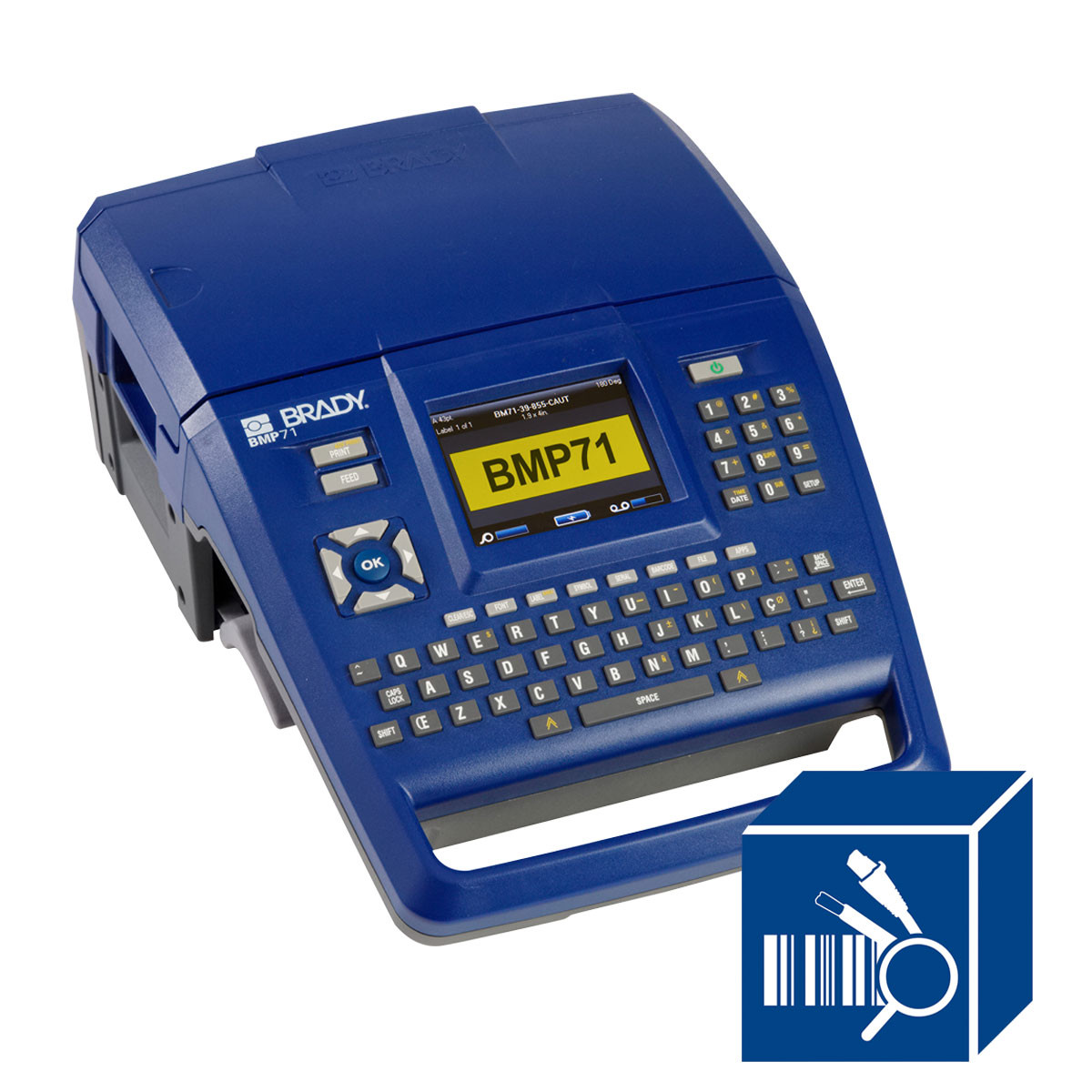 Brady BMP71 Label Printer with Product and Wire ID Software. - BMP71-AM-BWSPWID
