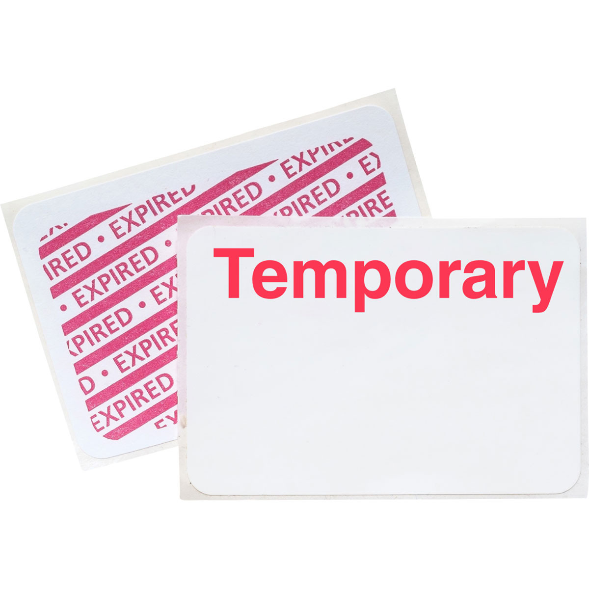 Brady SecurAlert Temporary Adhesive Badges - 95690