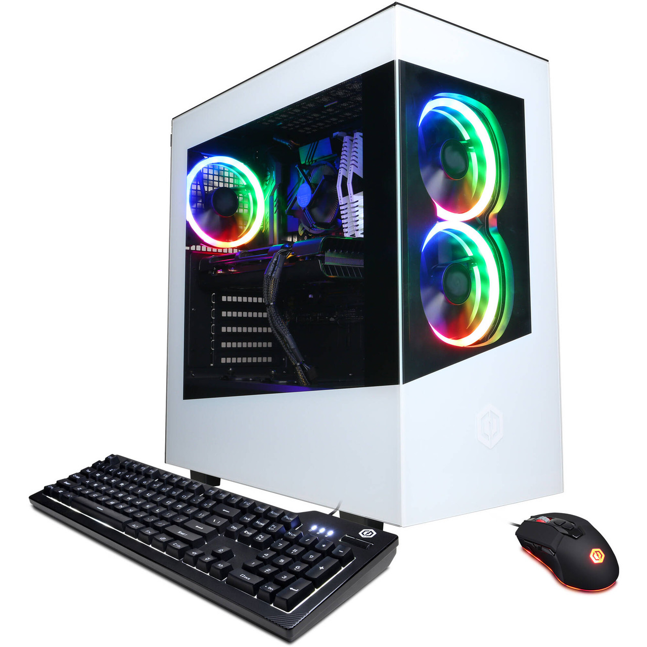 CyberPowerPC Gamer Xtreme Liquid Cool GLC2500V7 w/ Intel Core i7-12700KF 3.6GHz CPU, 16GB DDR4, NVIDIAGeForceRTX306012GB, 500GB PCI-E NVMe SSD, 2TB HDD, 802.11AC WiFi, 7 Color RGB Gaming Keyboard/Mouse, Custom RGB Case Lighting CyberPowerPC Gamer Xtreme Liquid Cool GLC2500V7 w/ Intel Core i7-12700KF 3.6GHz CPU, 16GB DDR4, NVIDIAGeForceRTX306012GB, 500GB PCI-E NVMe SSD, 2TB HDD, 802.11AC WiFi, 7 Color RGB Gaming Keyboard/Mouse, Custom RGB Case Lighting