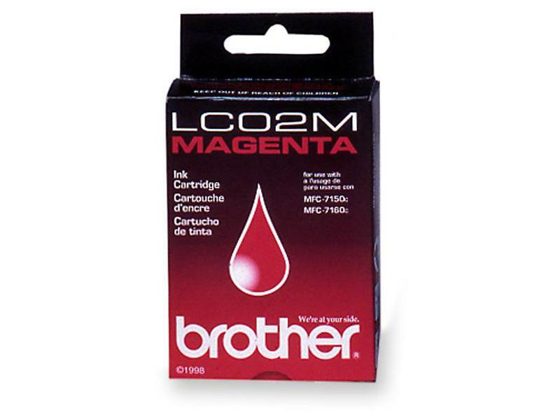Brother MFC-7150/730/760 Original (OEM) Magenta Inkjet Cartridge - LC02M