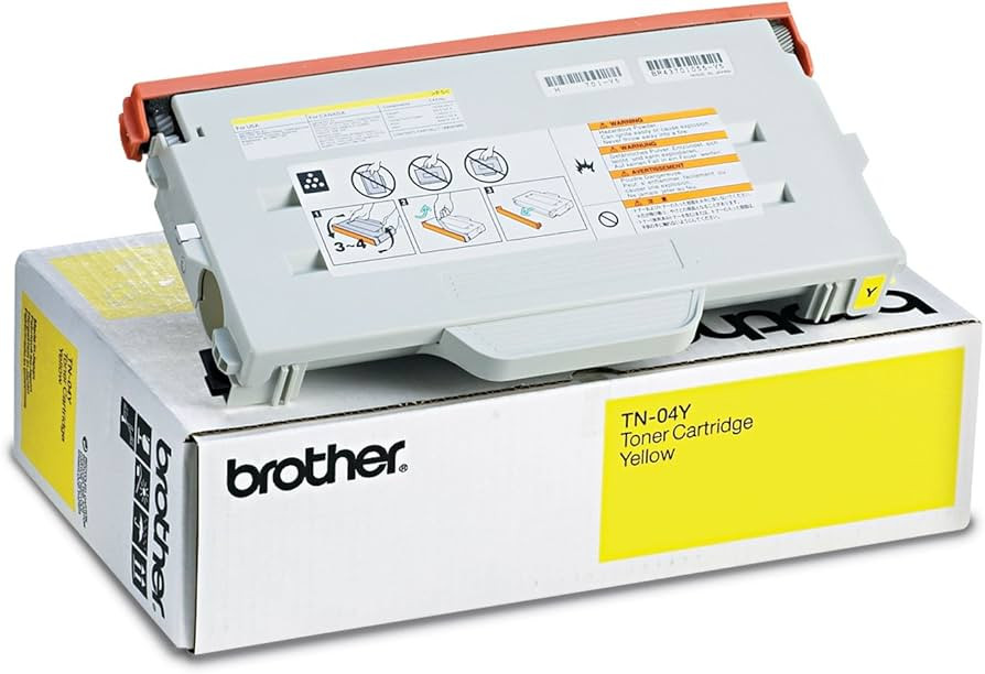 Brother Toner Cartridge - yellow - 6,600 pages @ 5% coverage - TN04Y