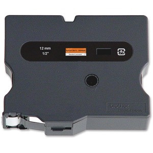 Brother P-Touch TX Laminated Tape - 1" Width - Direct Thermal - Black - 1 Each - TXB511