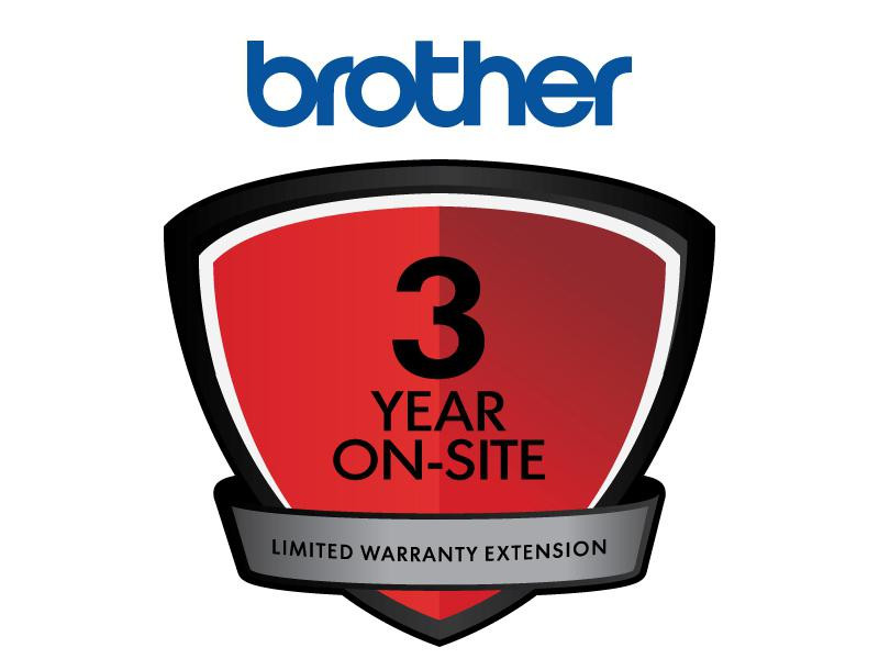 Brother 3 YEAR ONSITE EXT FOR HL-S7000DN 2 TRAY/STABILIZER/STACKER - O1933XCEPSP