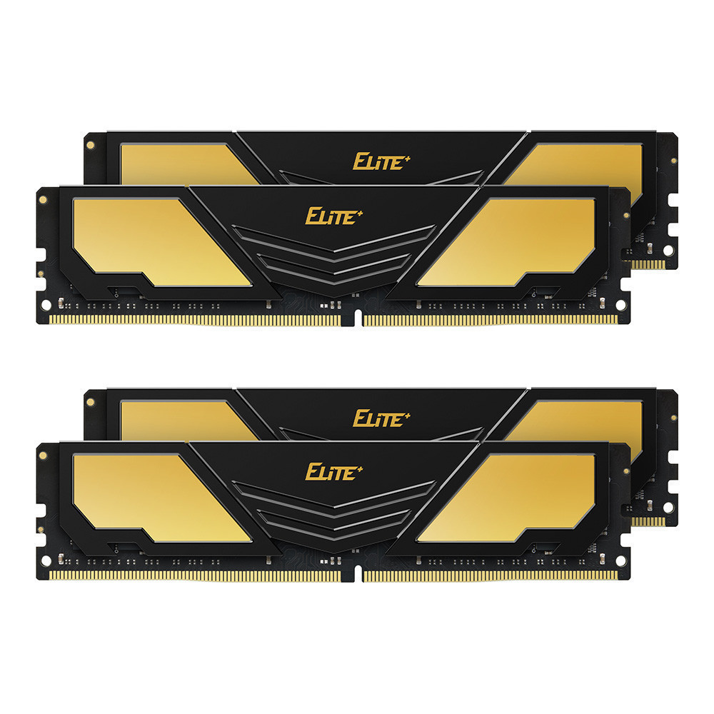 Teamgroup ELITE PLUS DDR4 DESKTOP MEMORY 64GB (2x32GB) 2400MHz CL16 19200 MB/s - TPD464G2400HC16DC01