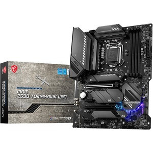 MSI Mag Z590 Tomahawk Wifi Desktop Motherboard - Intel Z590 Chipset - Socket Lga-1200 - Intel Optane Memory Ready - Atx - Pentium Gold, Celeron, Core I5, Core I7, Core I9, Core I3 Processor Supported - 128 Gb Ddr4 Sdram - Z590TAMAWIFI