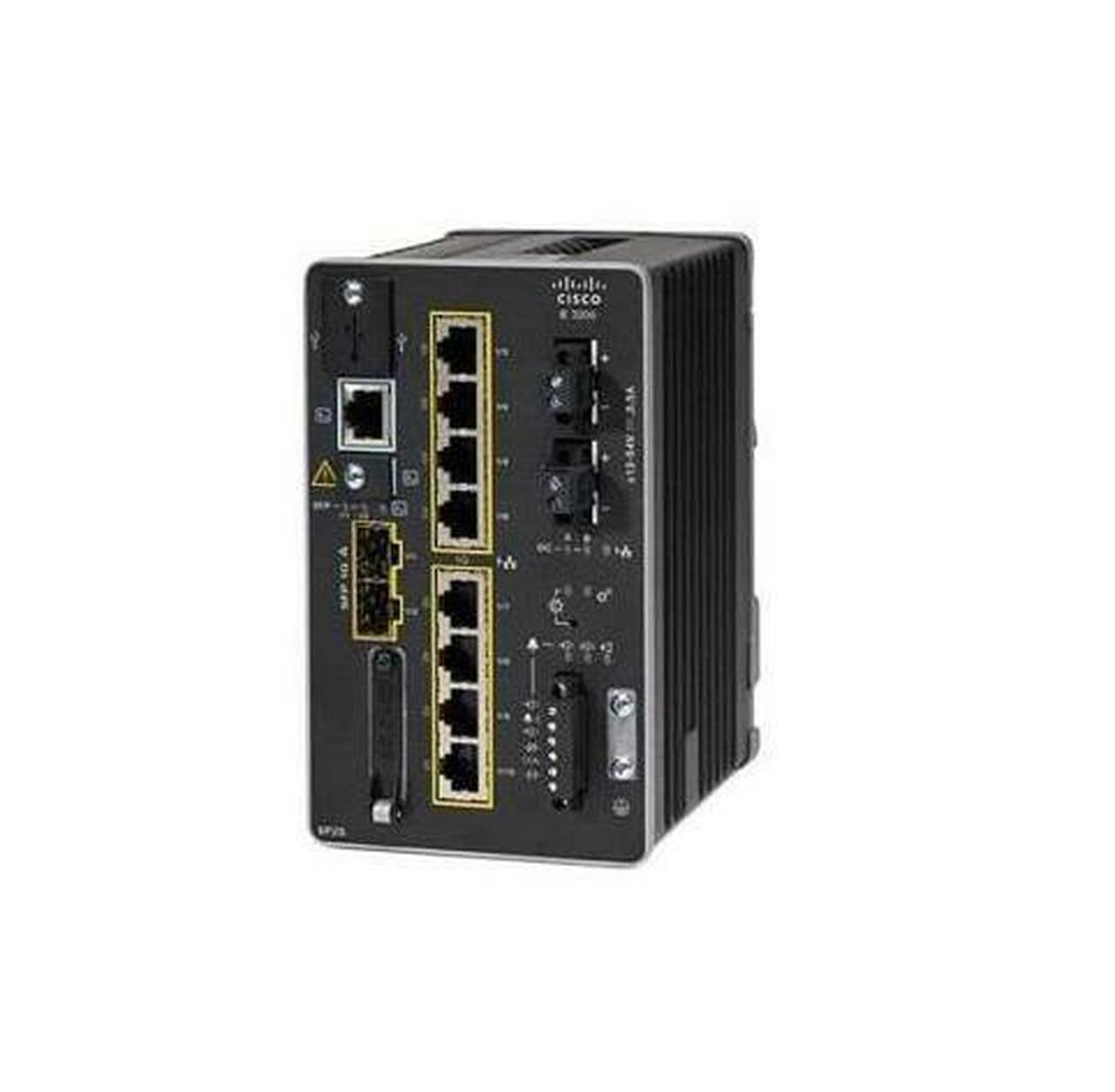 Cisco Catalyst IE-3300-8P2S Rugged Switch - 8 Ports - Manageable - 3 Layer Supported - Modular - 2 SFP Slots - Twisted Pair, Optical Fiber - DIN Rail Mountable - 5 Years Limited Warranty MODULAR SYSTEM POE NE