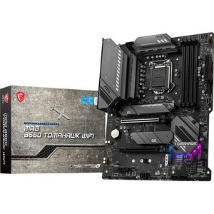 MSI Mag B560 Tomahawk Wifi Desktop Motherboard - Intel Chipset - Socket Lga-1200 - Intel Optane Memory Ready - Atx - Pentium Gold, Celeron, Core I5, Core I7, Core I9, Core I3 Processor Supported - 128 Gb Ddr4 Sdram Maximum Ram - B560TOMAWIFI