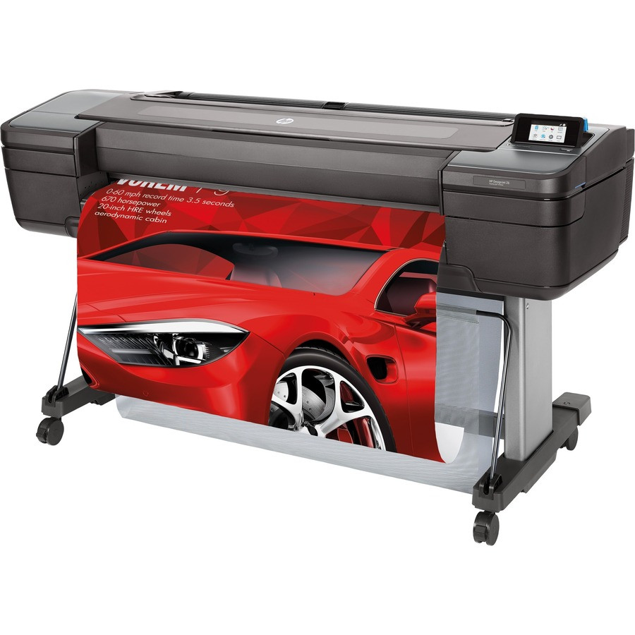 HP Designjet Z6 PostScript Inkjet Large Format Printer - 44" Print Width - Color - 6 Color(s) - 866.5 ft²/h Color Speed - 2400 x 1200 dpi - USB - Ethernet - Roll Paper, Photo Paper, Plain Paper, Glossy Paper, Coated Paper -T8W16F#B1K