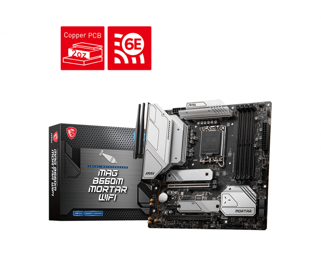 MSI Mag B660M Mortar Wifi Motherboard