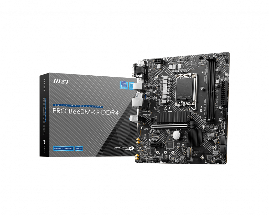 MSI Pro B660M-G Ddr4 Motherboard