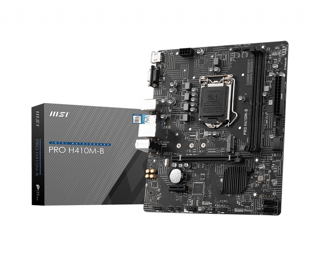MSI Pro H410M-B Desktop Motherboard