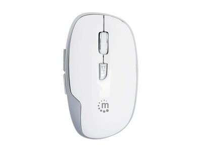 Manhattan Mw6185-mouse-right-handed-optical-6 Buttons-wireless-2.4 Ghz-usb Wireless Receiver-white-hanging Box - 190350