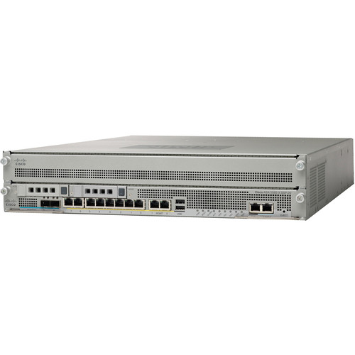 Cisco 5585-X Firewall Edition Adaptive Security Appliance - 8 Port - Gigabit Ethernet - 1.25 GB/s Firewall Throughput - 4 Total Expansion Slots 16GBE 4SFP+ 2AC 3DES/AES
