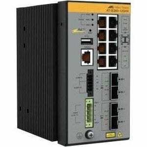Allied Telesis Switch - Ie360-12ghx - Wired - 10gbps - Gigabit Ethernet - 512mb Ram - 128mb Flash Memory - 18 57v Dc - 10/100/1000t (rj-45) Copper, 100/1000x Sfp, 1/10g Sfp+, Serial Console - Five-year Limited Hardware Warranty - AT-IE360-12GHX-80