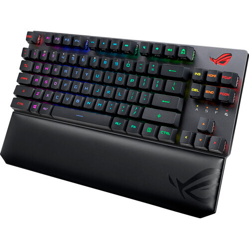 Asus Republic of Gamers Strix Scope RX TKL Wireless Deluxe RGB Mechanical Gaming Keyboard (RX Red Switches) - X807STRIXSCOPERXTKLWLD/RD