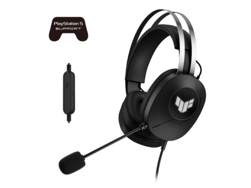 Asus A302 TUF H1 GEN II Gaming Headset with Virtual 7.1 Surround Sound and Instant Controls - A302 TUF H1 GEN II HEADSET NA