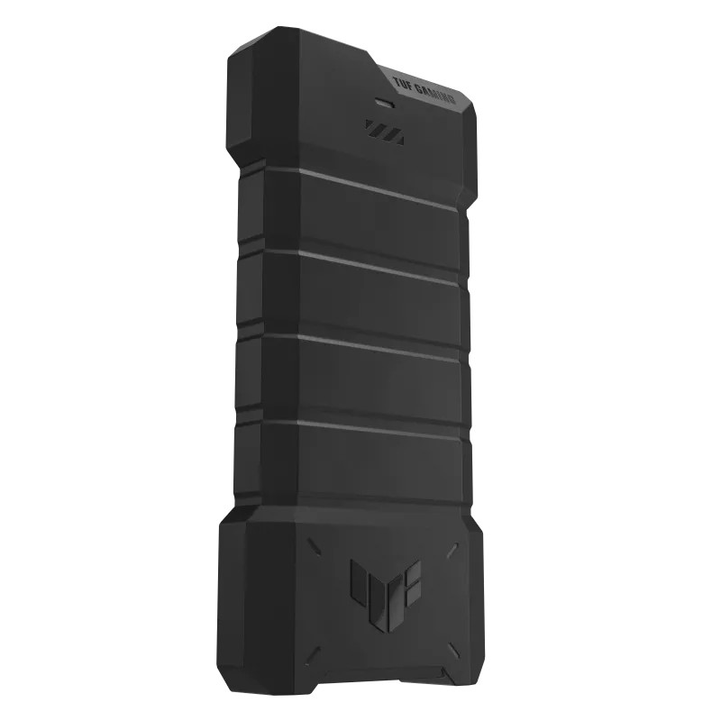 Asus TUF Gaming A2 USB-C 3.2 Gen 2x2 Portable SSD Enclosure, Dual M.2 Nvme Pcie and SATA Interface, MIL-STD-810H Drop Resistance - TUF GAMING A2/BLK/G/AS