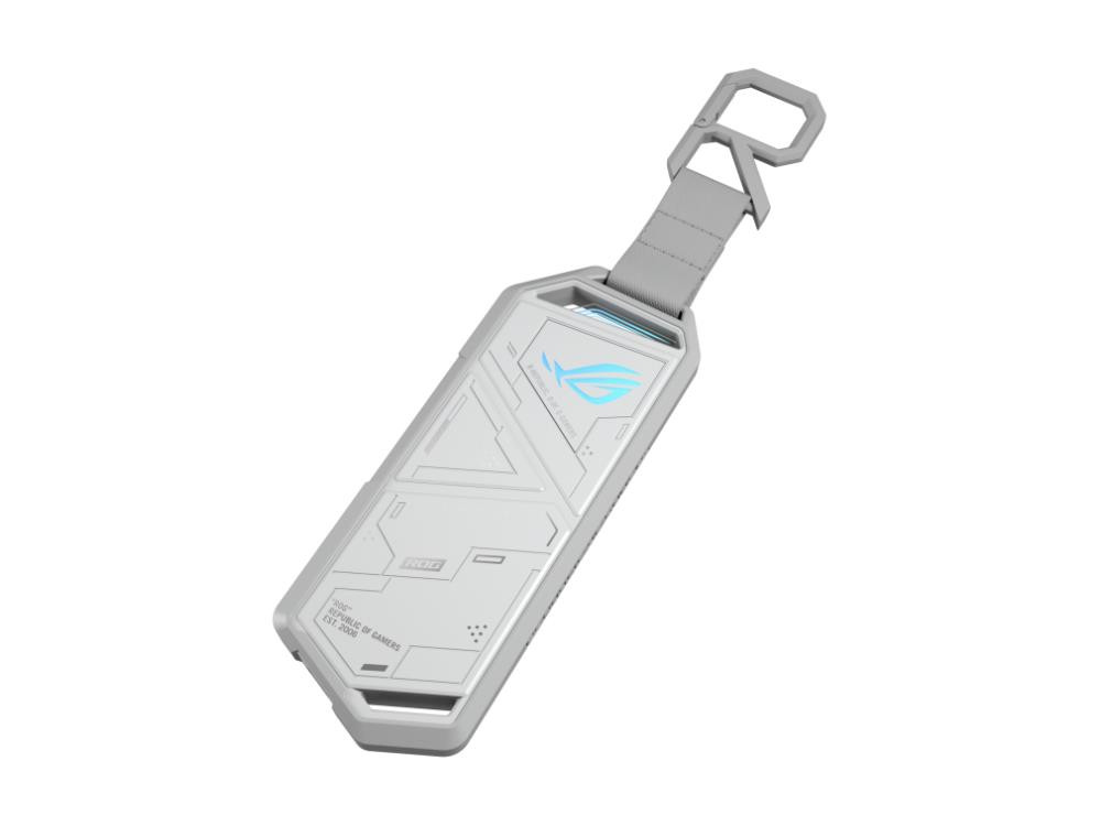 Asus ROG Strix Arion - Storage enclosure - M.2 - M.2 NVMe Card - USB-C 3.2 (Gen 2x1) - moonlight white - ESD-S1C/WHT/G/AS//
