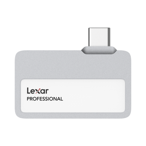 Lexar Professional Go Portable SSD, 2TB Silver - LSL400S002T-RNSNU