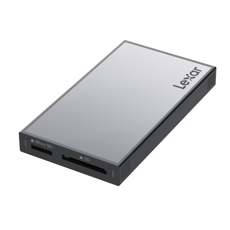 Lexar Professional Workflow SD/MicroSD UHS-II Card Reader - LPWF710N-4ANGL