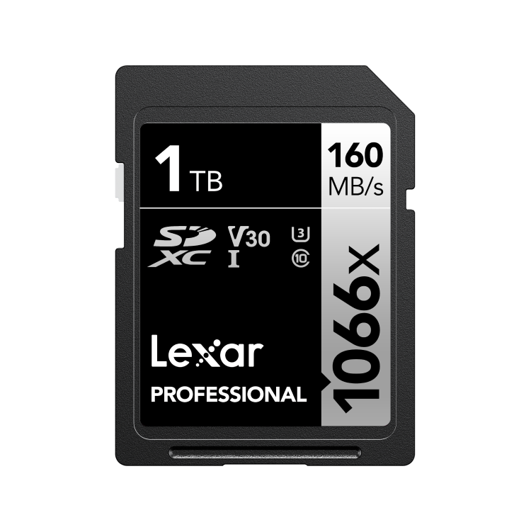 Lexar Professional 1066x SDXC UHS-I Card Silver Series, 1TB - LSD1066001T-BNNNG