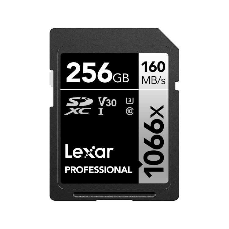 Lexar Professional 1066x SDXC UHS-I Card Silver Series, 256GB - LSD1066256G-BNNNG