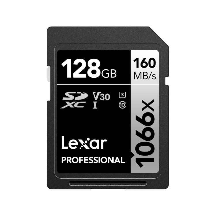 Lexar Professional 1066x SDXC UHS-I Card Silver Series, 128GB - LSD1066128G-BNNNG