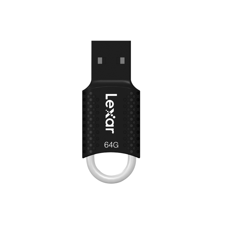 Lexar JumpDrive V40 USB Flash Drive, 64GB - LJDV40-64GABVNA