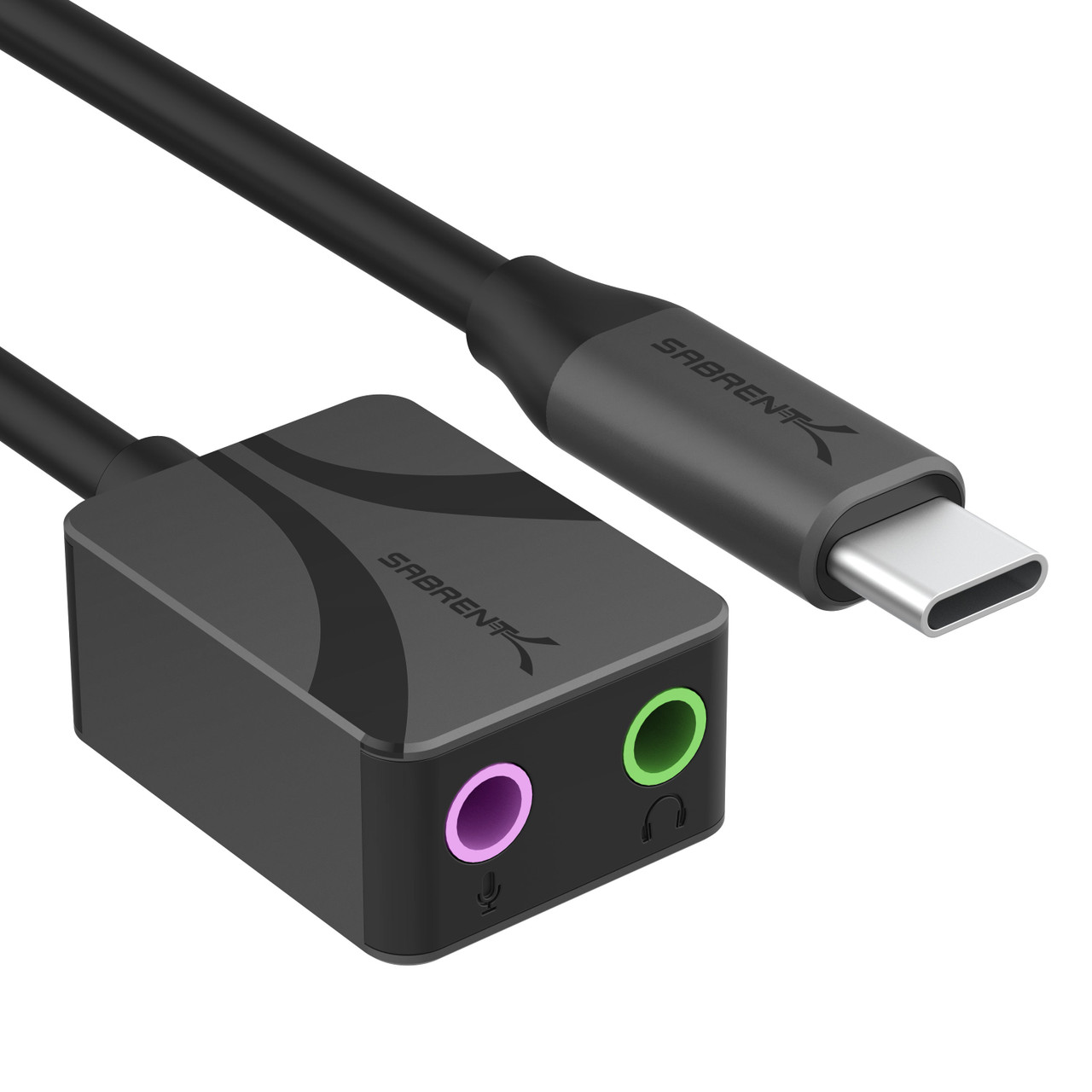 Sabrent USB Type-C Audio Adapter - AU-UCMA