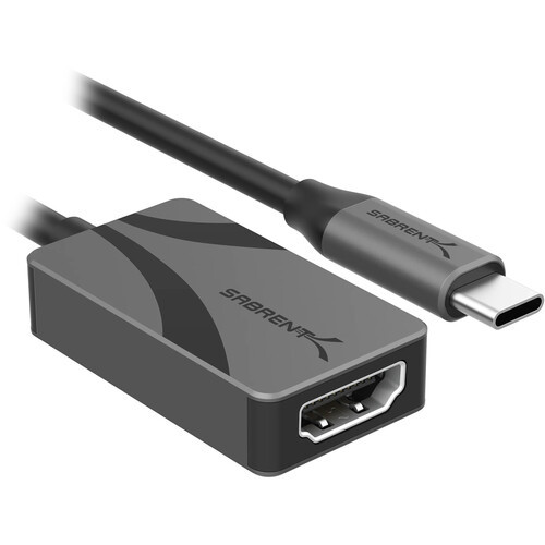 Sabrent 8K USB-C to HDMI Adapter (5.9", Dark Gray) - DA-CH8K