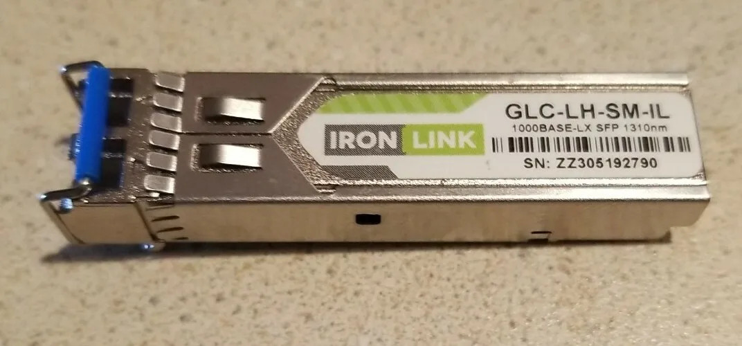 Ironlink 1000Base-Lx Sfp Smf E-Temp Dom Cisco Compatible - GLC-LH-SMD-IL
