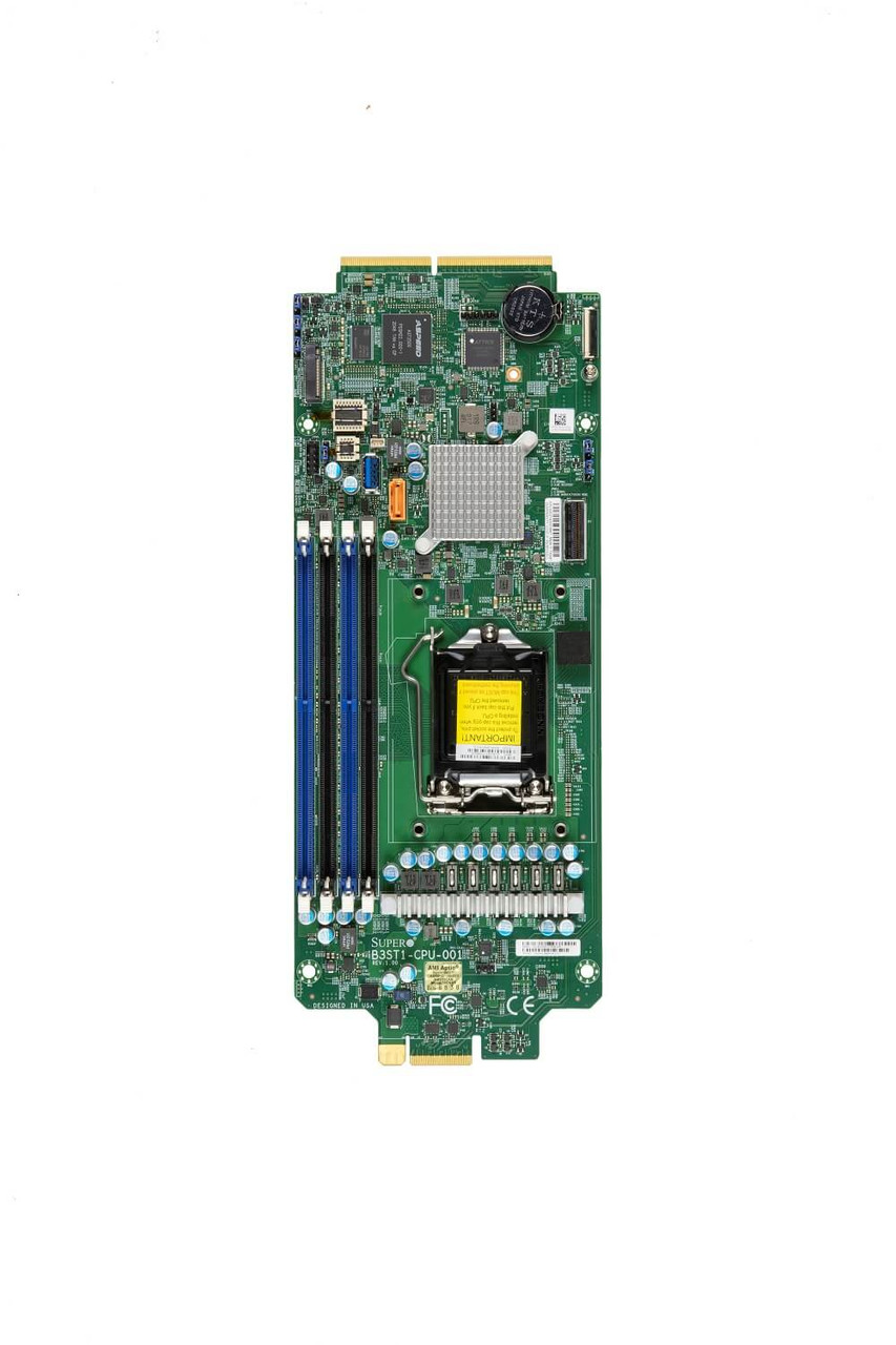 Supermicro B3ST1-CPU-001 Motherboard - Intel Xeon  E-2300 Rocket Lake Processor - Up to 128GB of ECC and Non-ECC VLP UDIMM DDR4, in 4 DIMM Slots