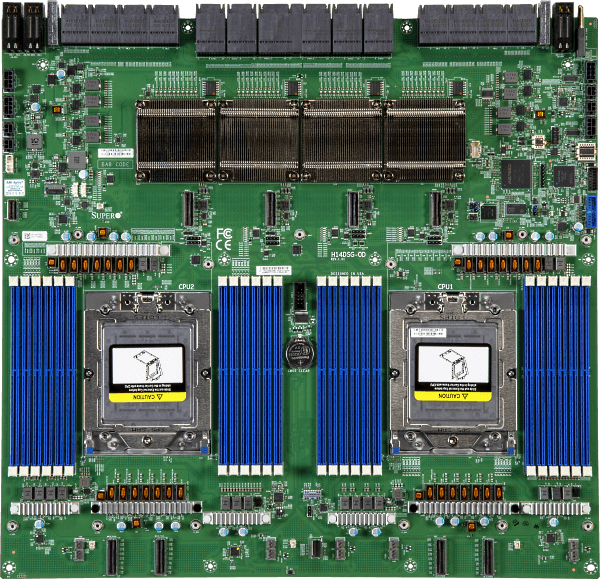 Supermicro H14DSG-OD Motherboard (For A+ Server Only) - AMD EPYC 9005/9004 Series Processors